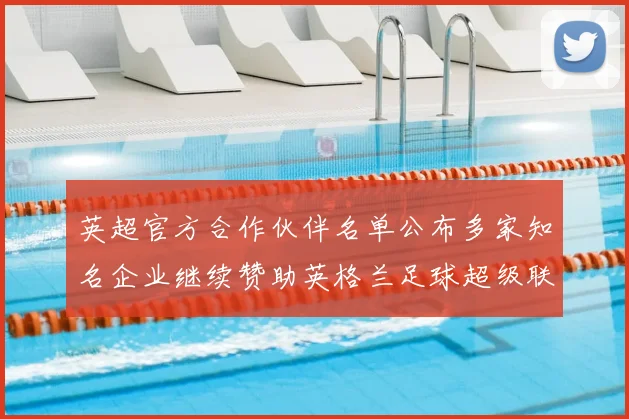 英超官方合作伙伴名单公布多家知名企业继续赞助英格兰足球超级联赛